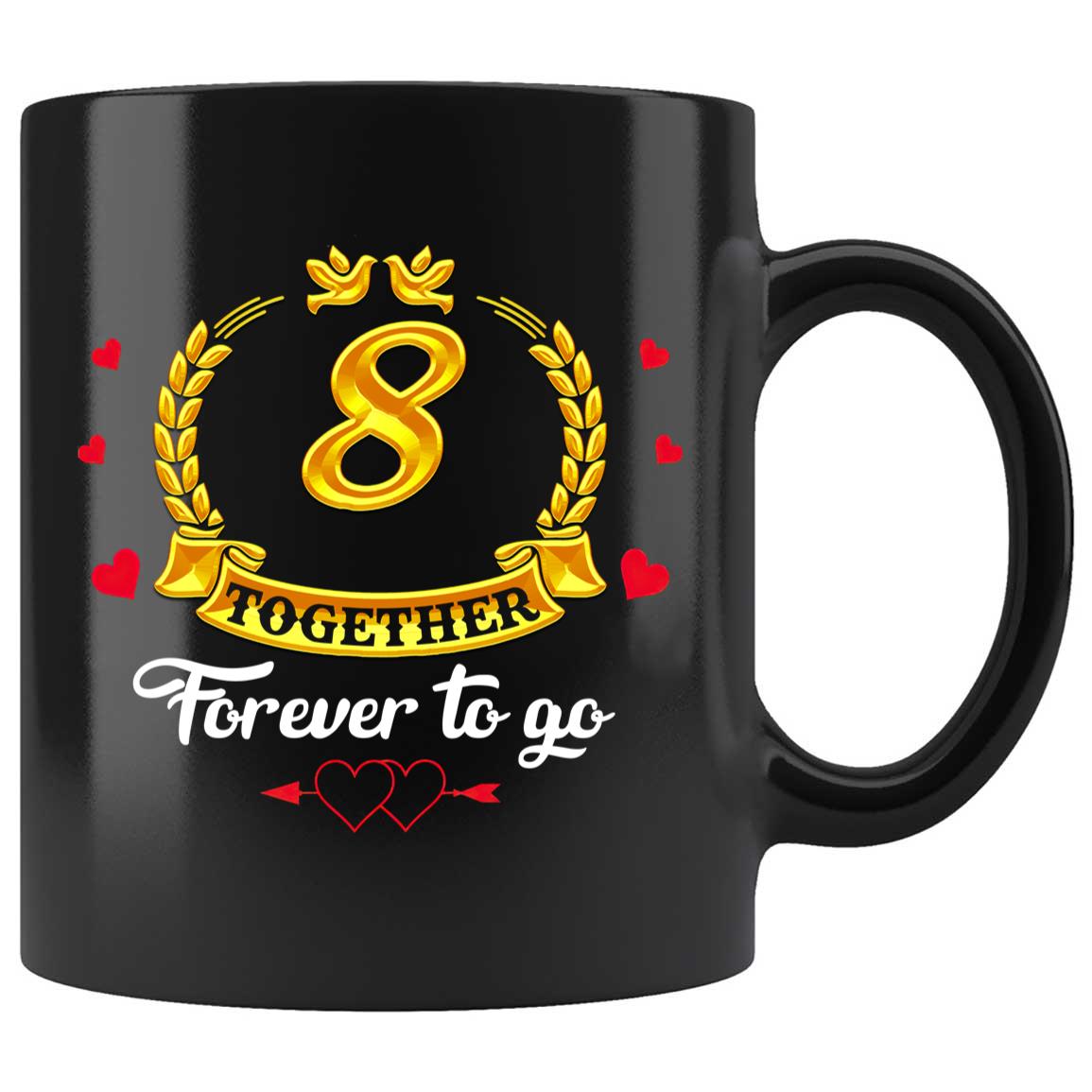 Skitongifts Coffee Mug Funny Ceramic Novelty 8th Wedding Anniversary RaKfCyt