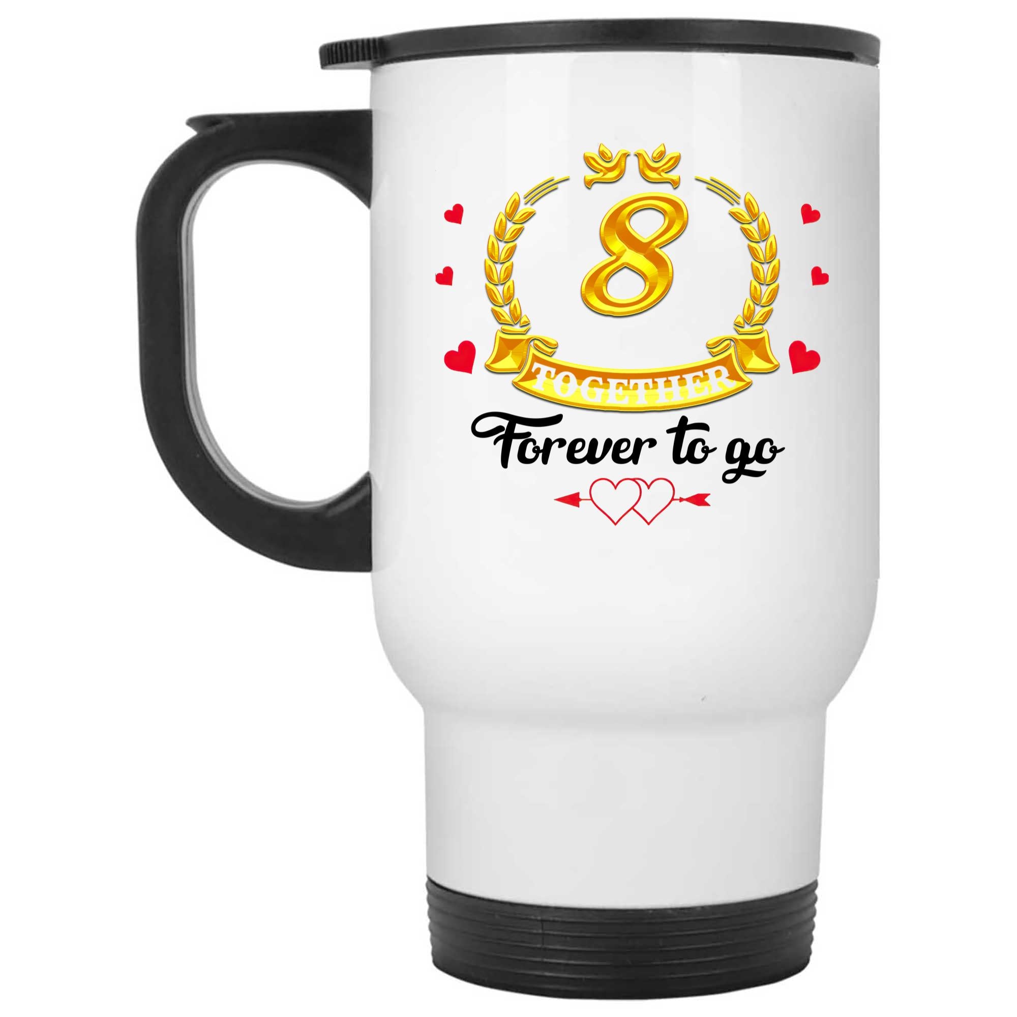 Skitongifts Coffee Mug Funny Ceramic Novelty 8th Wedding Anniversary RaKfCyt