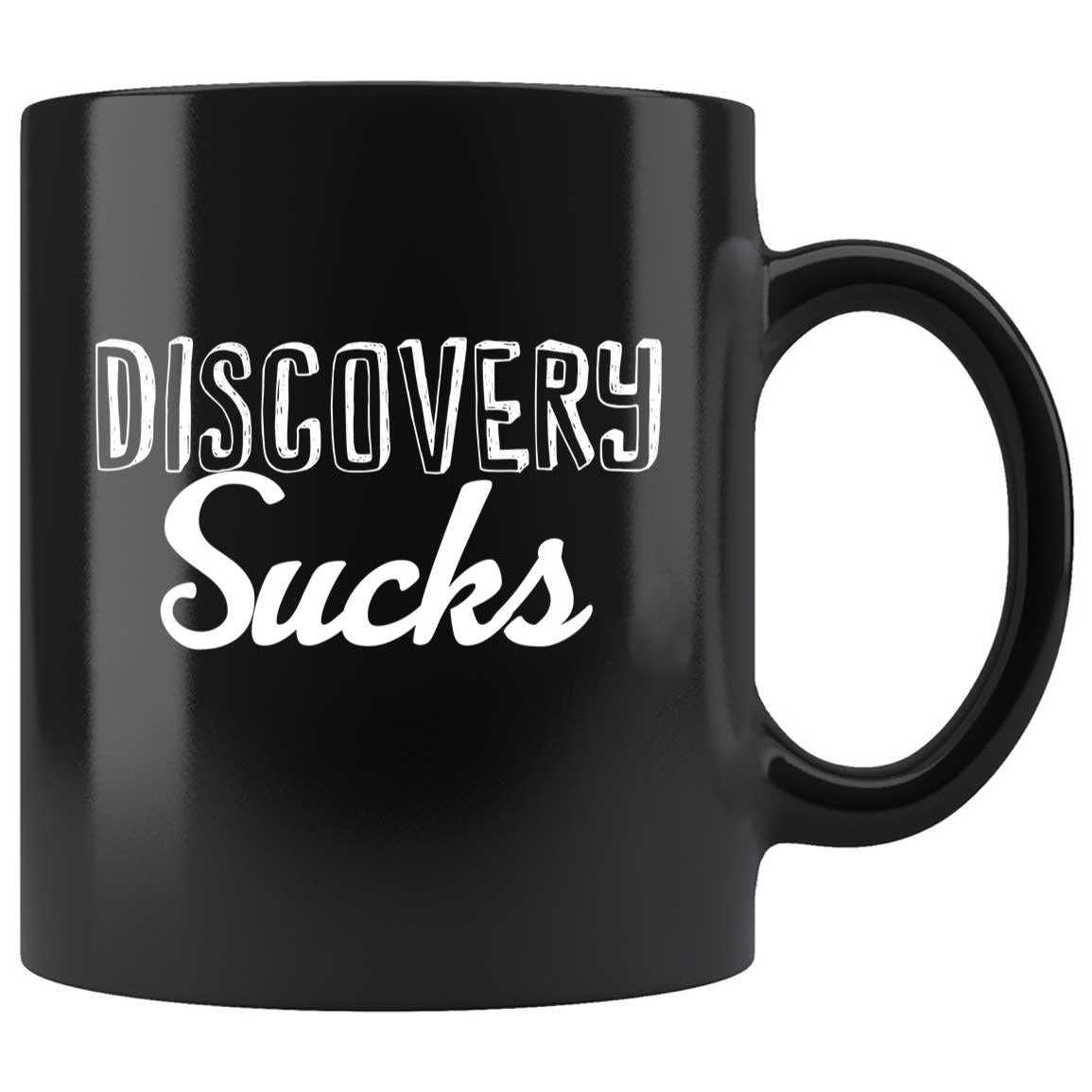 Skitongifts Coffee Mug Funny Ceramic Novelty Discovery Sucks aKYR4g4