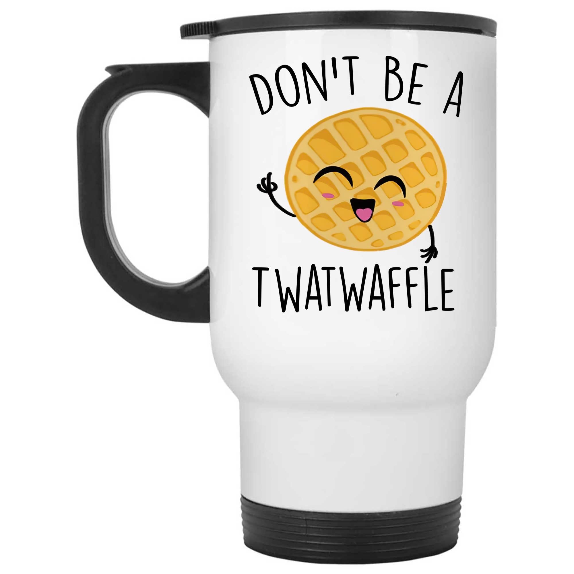Skitongifts Coffee Mug Funny Ceramic Novelty Don't Be A Twatwaffle kQNc5Vq