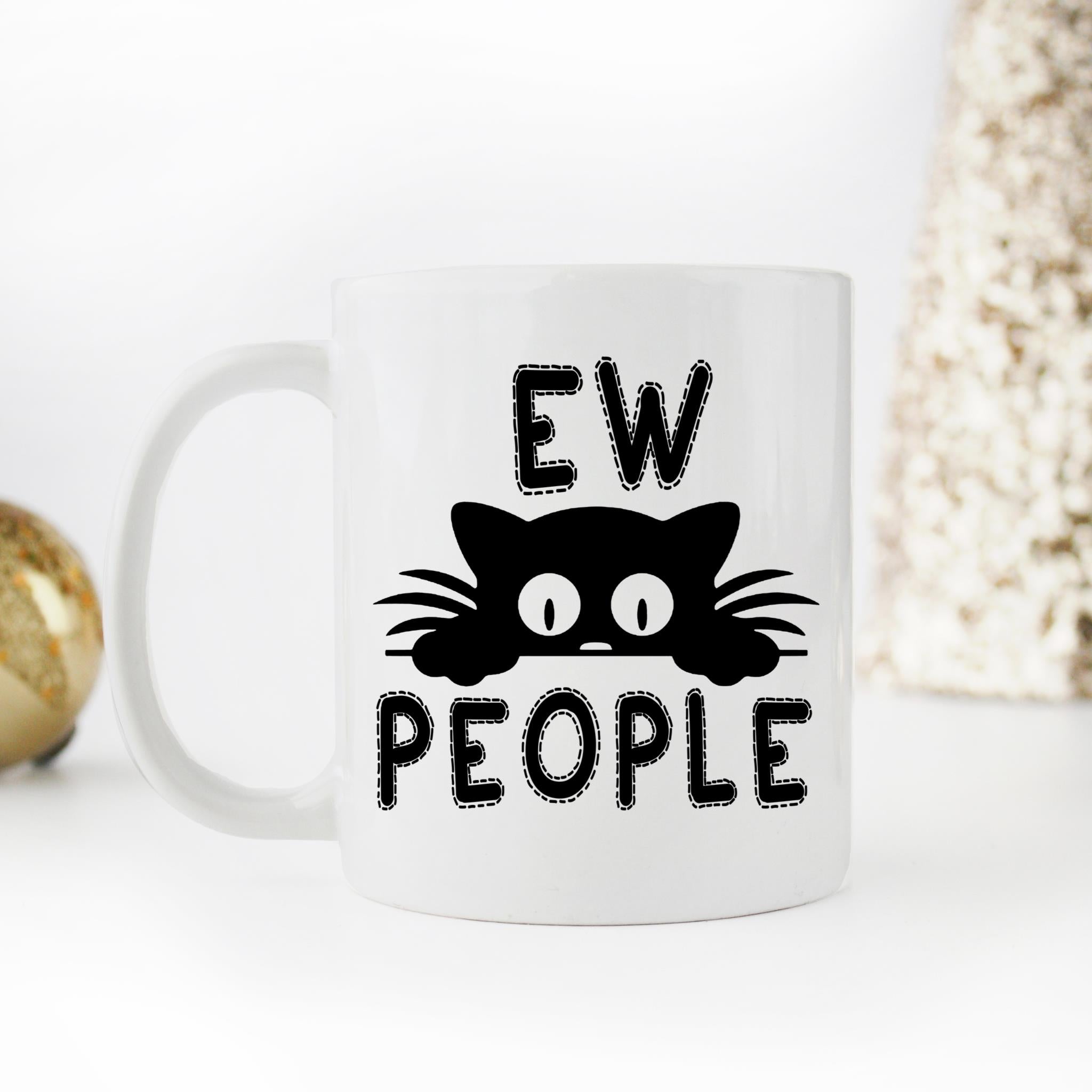 Skitongifts Coffee Mug Funny Ceramic Novelty Ew People e0EFFe1