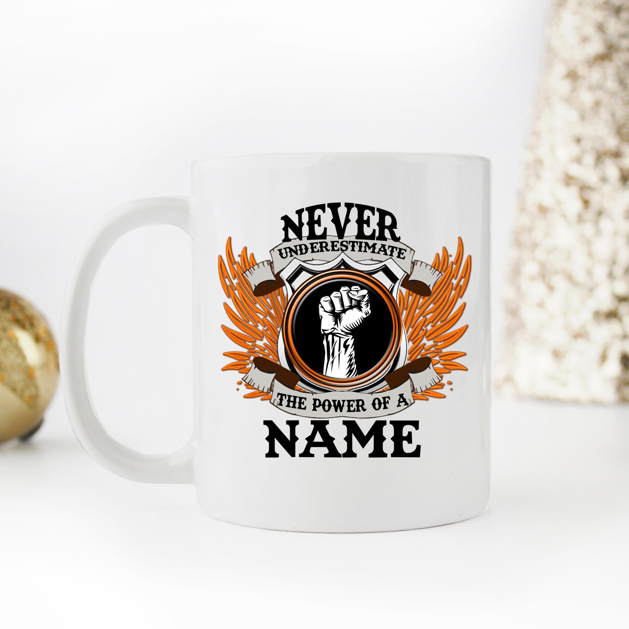 Skitongifts Coffee Mug Funny Ceramic Novelty Never Underestimate The Power Of Ian Lnz8WM1