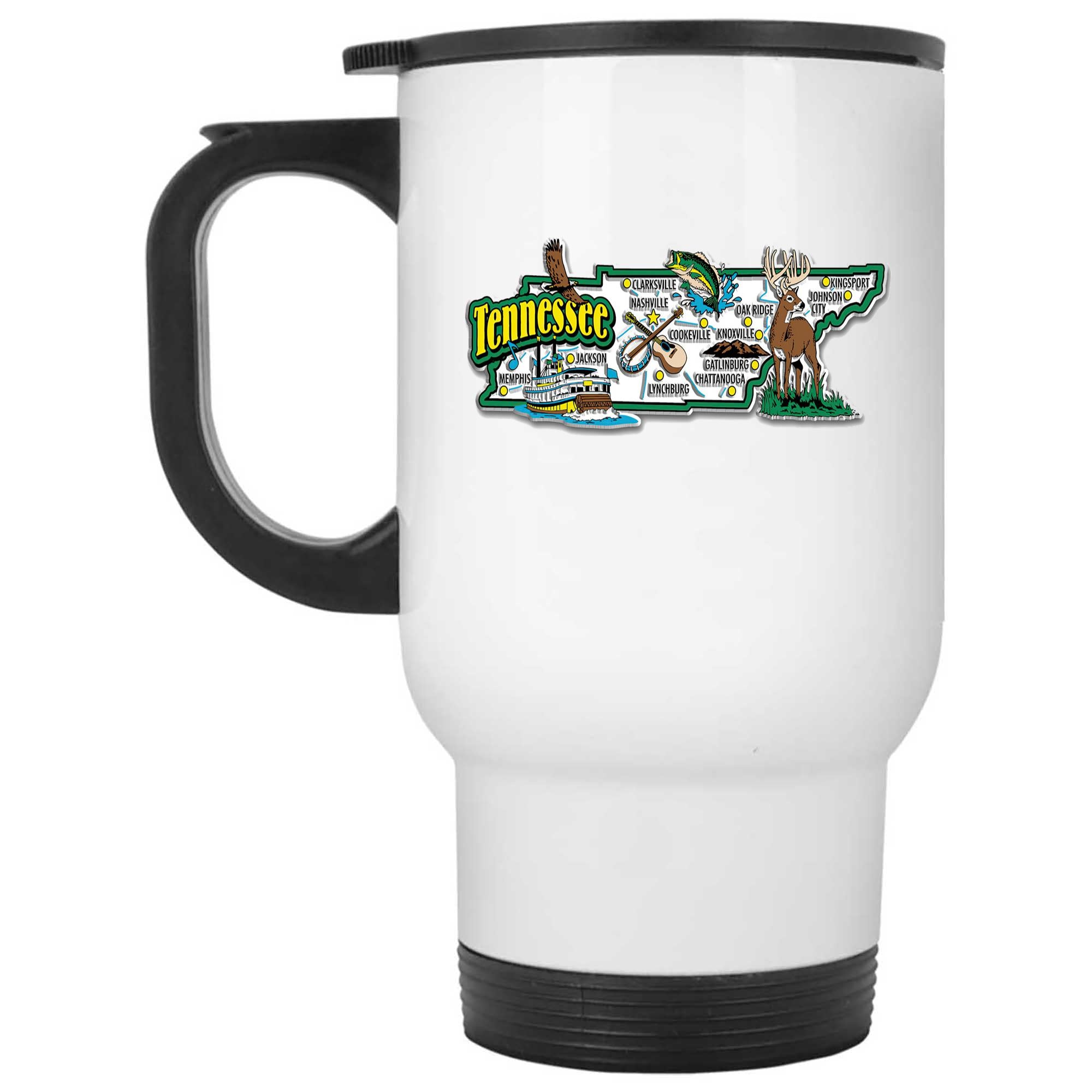 Skitongifts Coffee Mug Funny Ceramic Novelty Tennessee Montage 7zls9uM