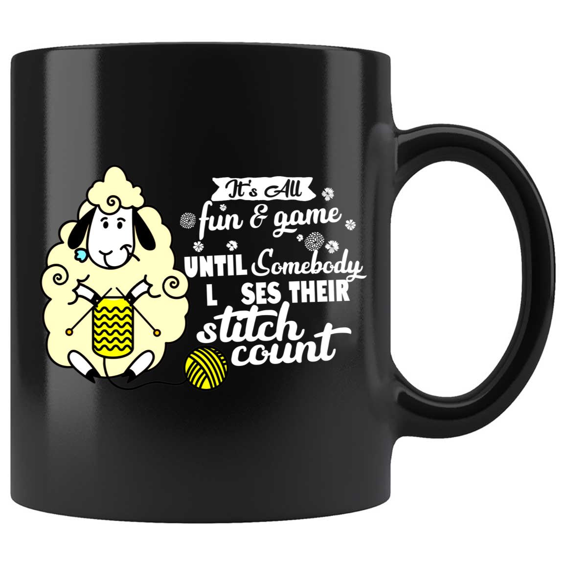 Skitongifts Coffee Mug Funny Ceramic Novelty It's All Fun And Game Until Somebody Loses Their vxJOXU5