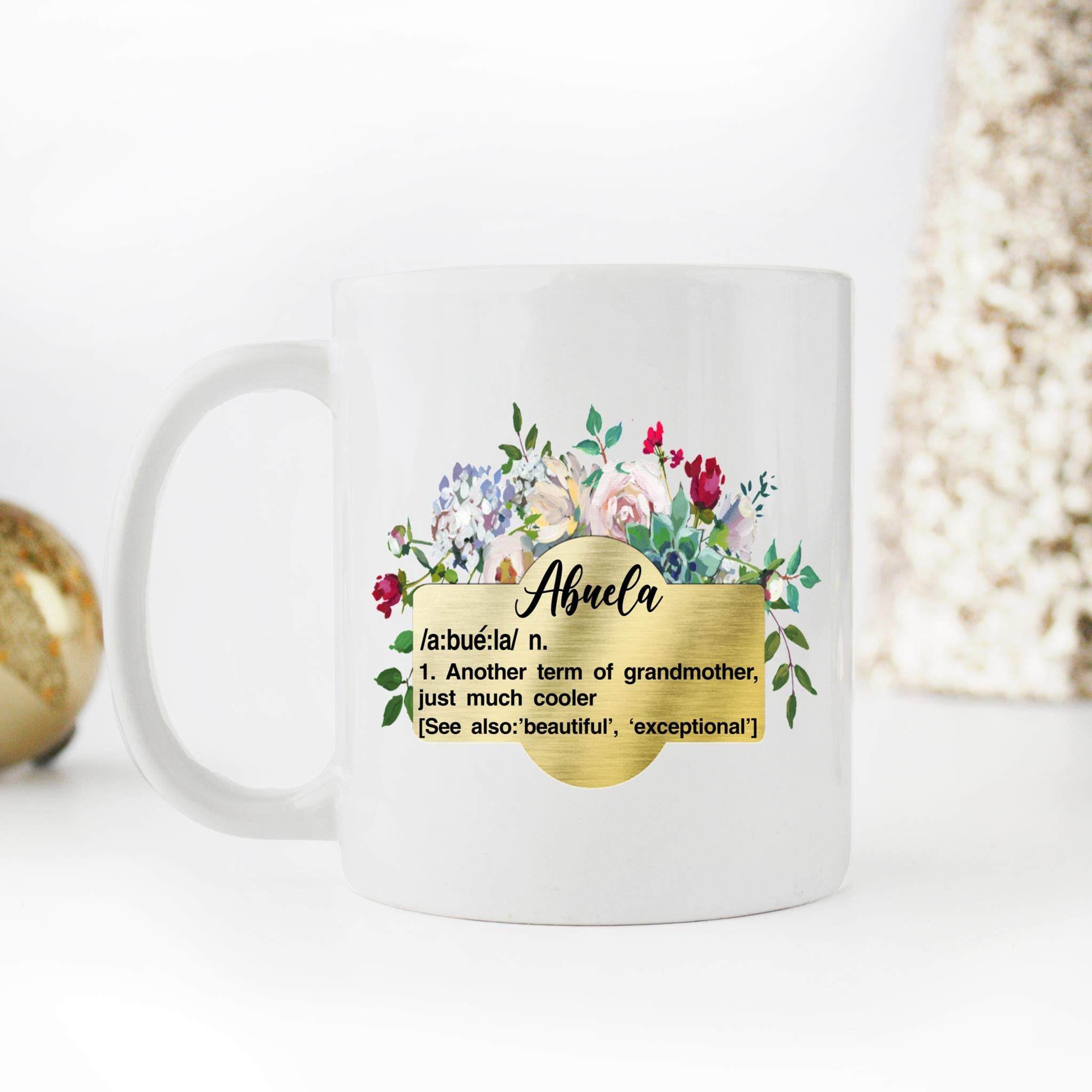 Skitongifts Coffee Mug Funny Ceramic Novelty Abuela ByCqOjr