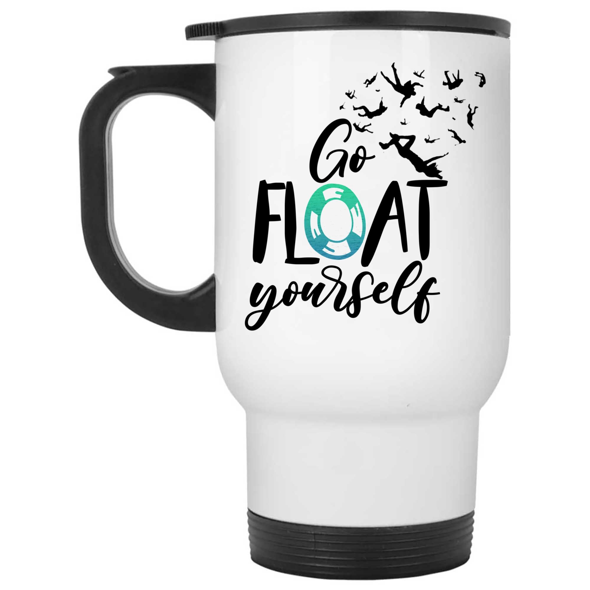 Skitongifts Coffee Mug Funny Ceramic Novelty Go Float Yourself 3m2sZTI