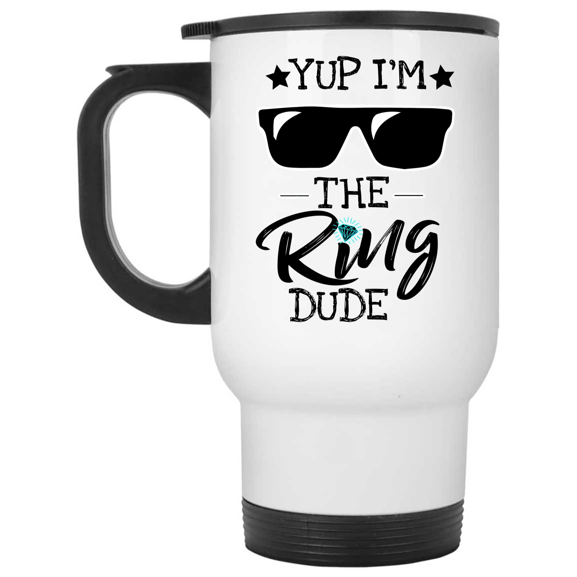 Skitongifts Coffee Mug Funny Ceramic Novelty Yup I'm The Ring Dude WYlCfub