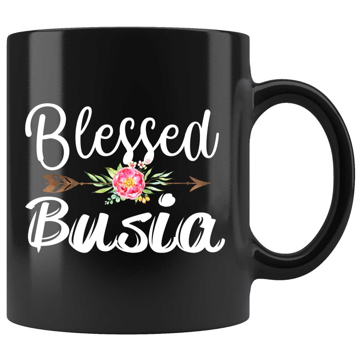 Skitongifts Coffee Mug Funny Ceramic Novelty Blessed Busia 6qoeRZE