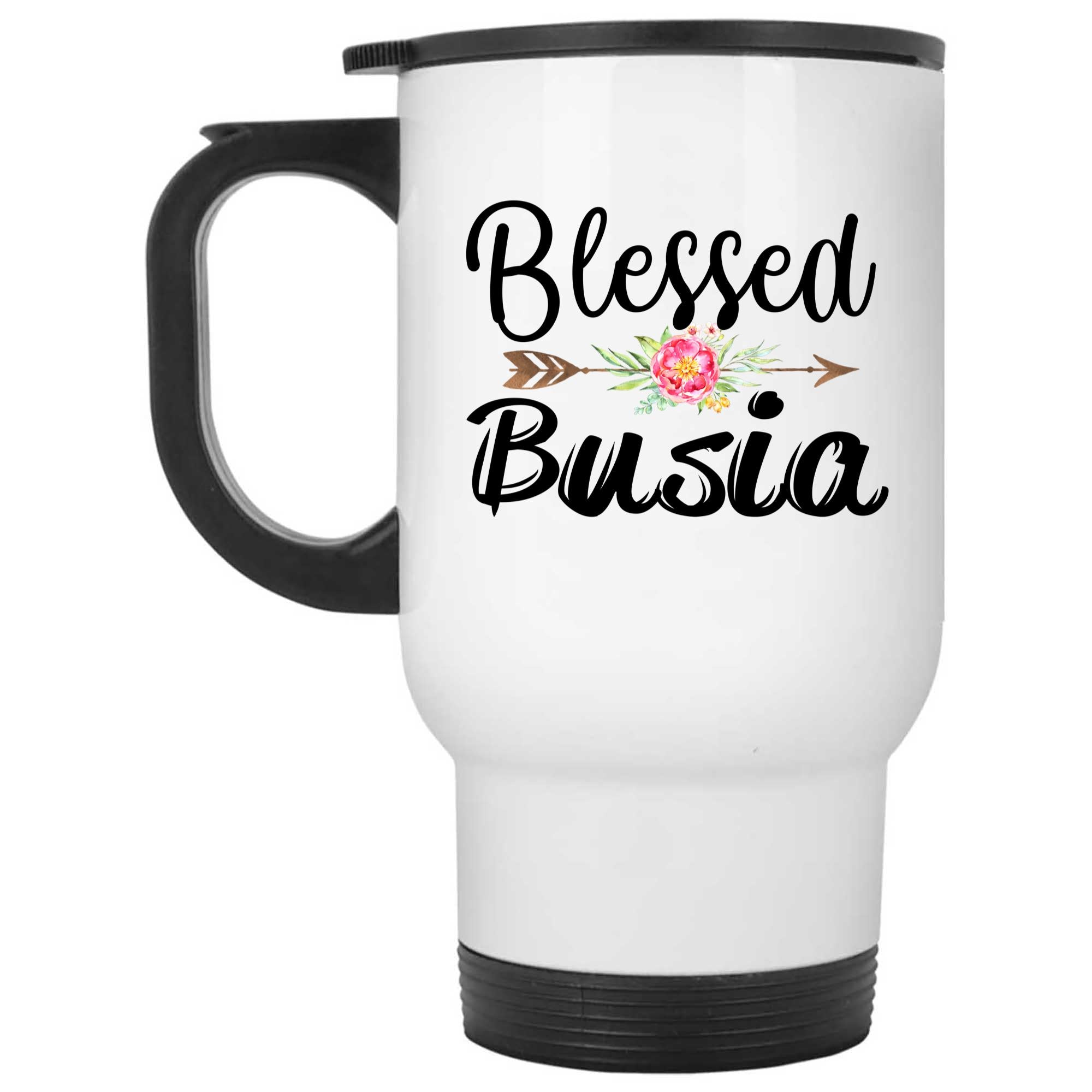 Skitongifts Coffee Mug Funny Ceramic Novelty Blessed Busia 6qoeRZE