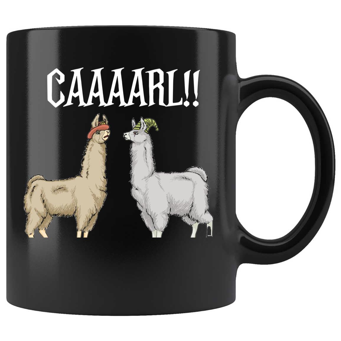 Skitongifts Coffee Mug Funny Ceramic Novelty Llamas With Hats - Carl! 1l4dO0F