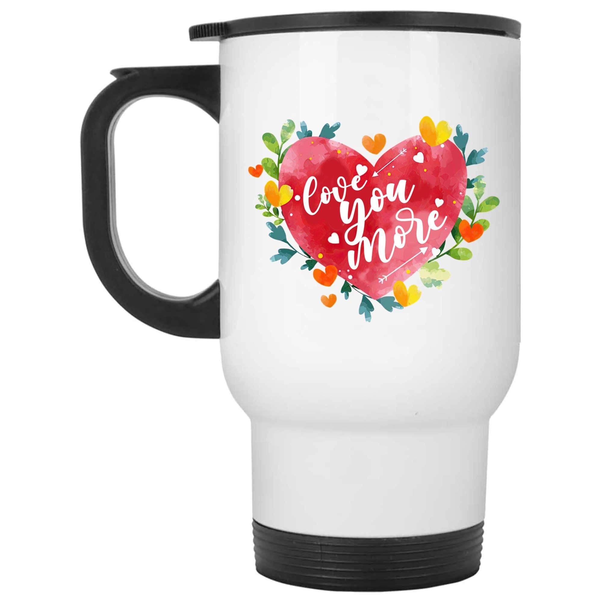 Skitongifts Coffee Mug Funny Ceramic Novelty Love You More WDrVl9J