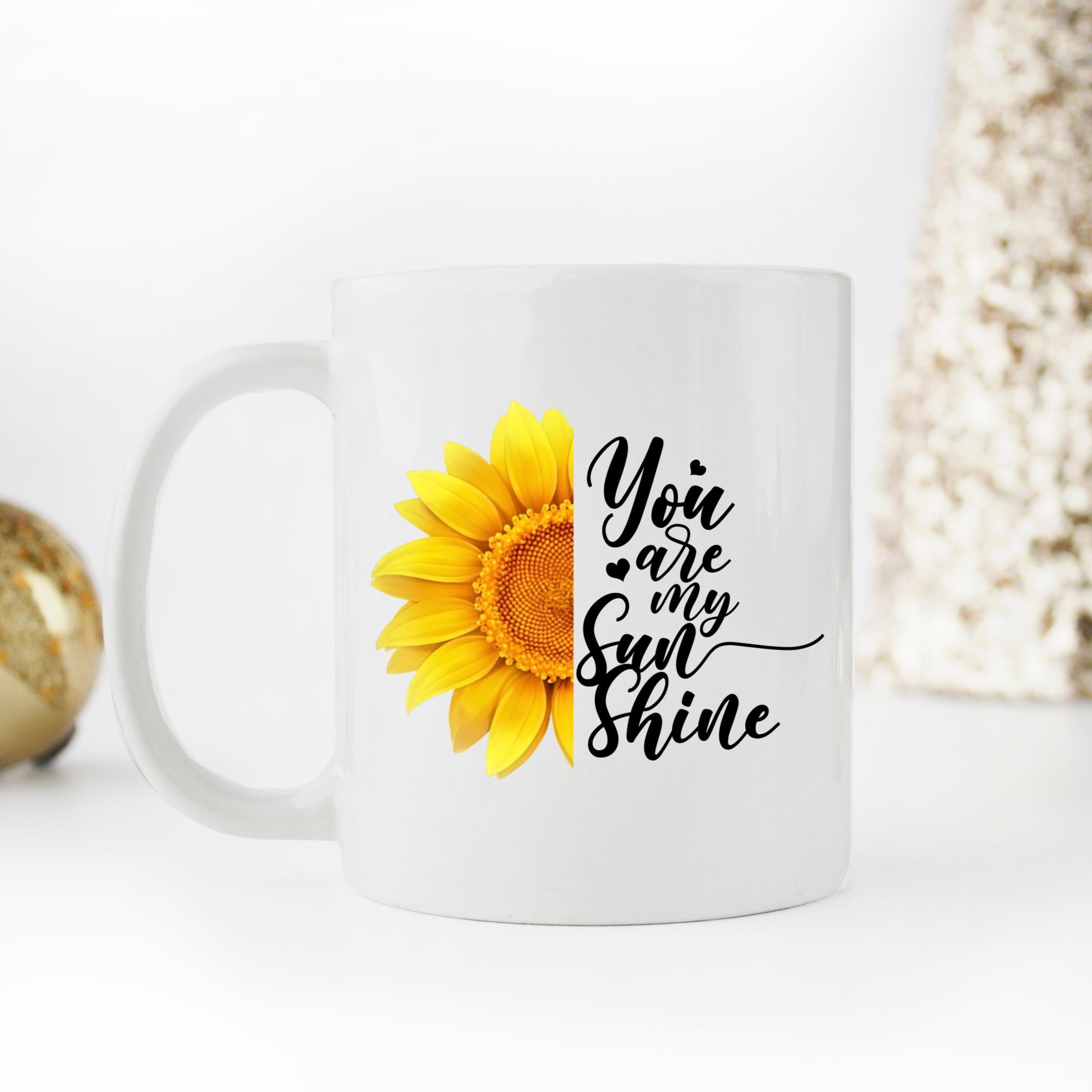 Skitongifts Coffee Mug Funny Ceramic Novelty You Are My Sunshine BQ54hwj