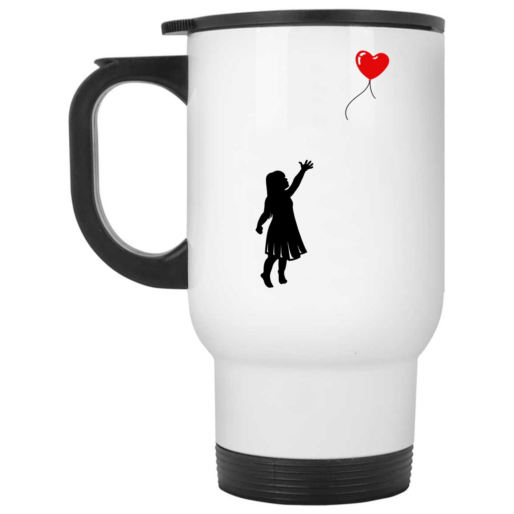 Skitongifts Coffee Mug Funny Ceramic Novelty There Is Always Hope (Girl With Red Balloon) EO9opei