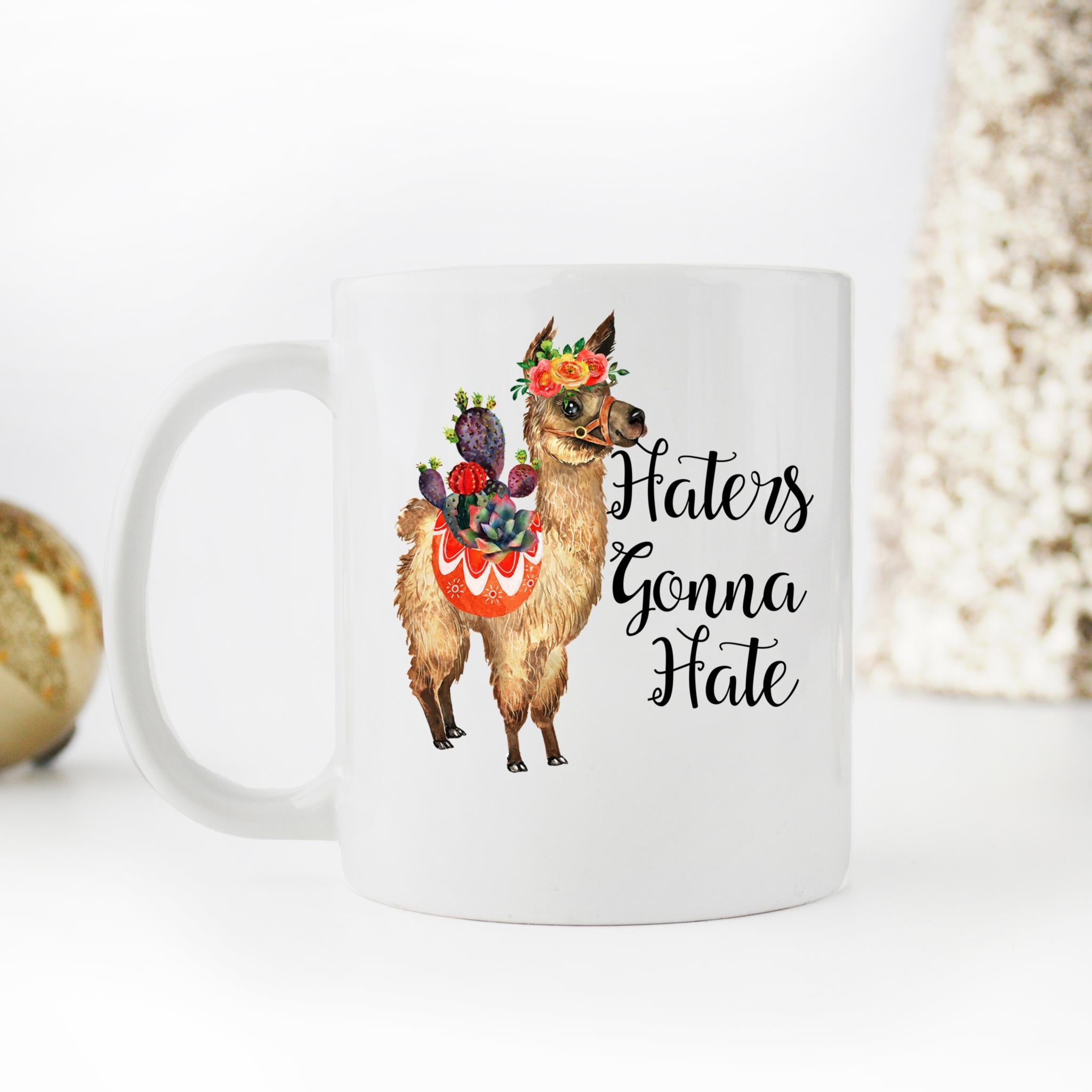 Skitongifts Coffee Mug Funny Ceramic Novelty Haters Gonna Hate rOGgrdQ