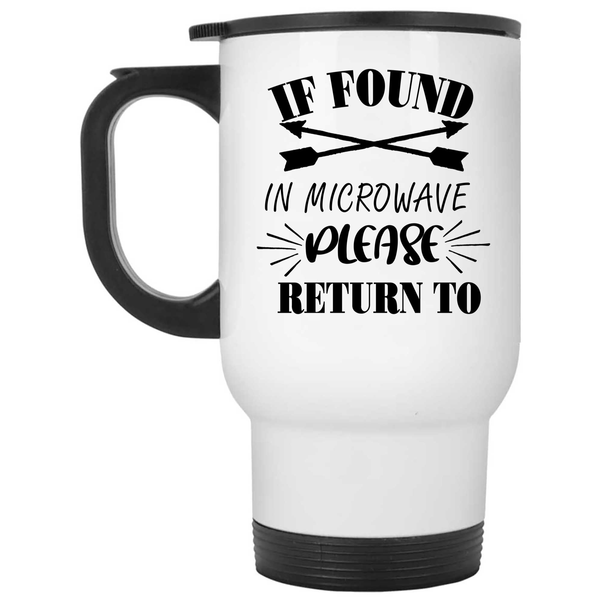 Skitongifts Coffee Mug Funny Ceramic Novelty If Found In Microwave Please Return To Dad NI62R9H