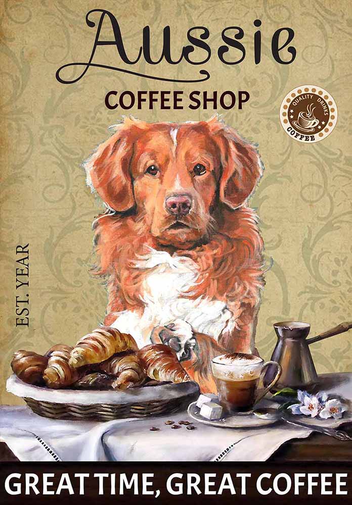 Nova Scotia Duck Dog Coffee Shop-TT3008