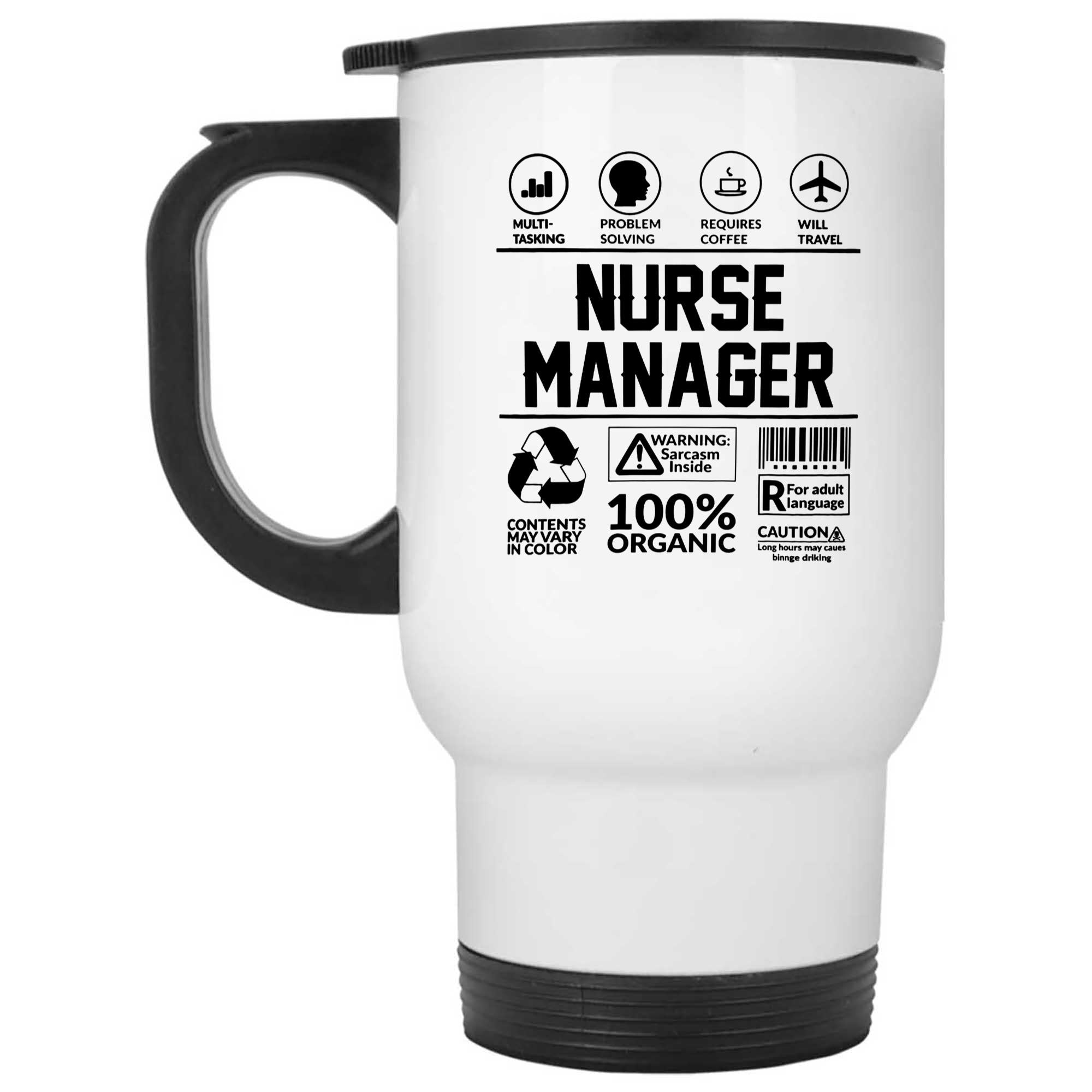 Skitongifts Funny Ceramic Novelty Coffee Mug Nurse Manager Humor Nurse Manager rMT6OHk