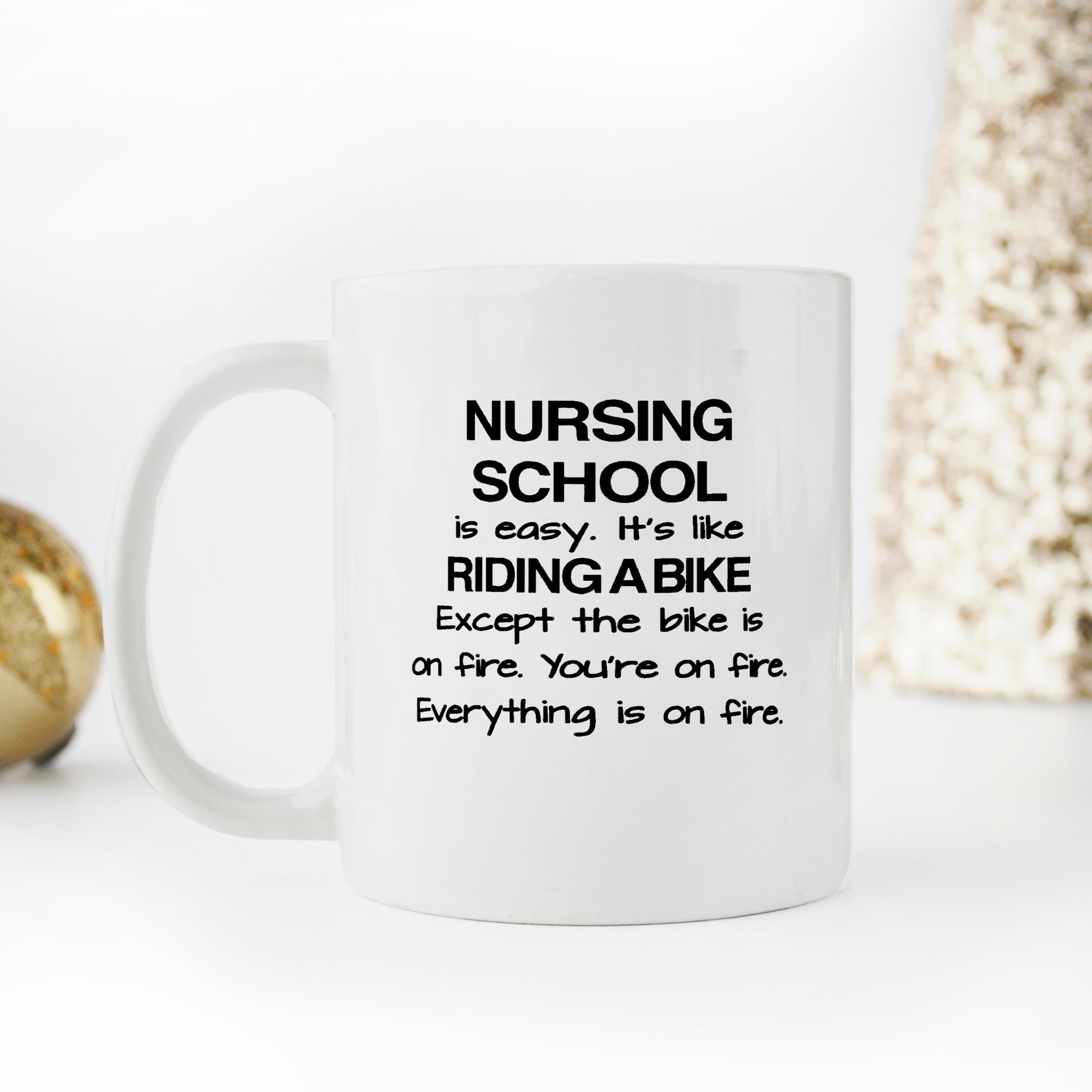 Skitongifts Funny Ceramic Novelty Coffee Mug Nursing School Funny Future Nurse Graduation Future Rn 3Iua88s