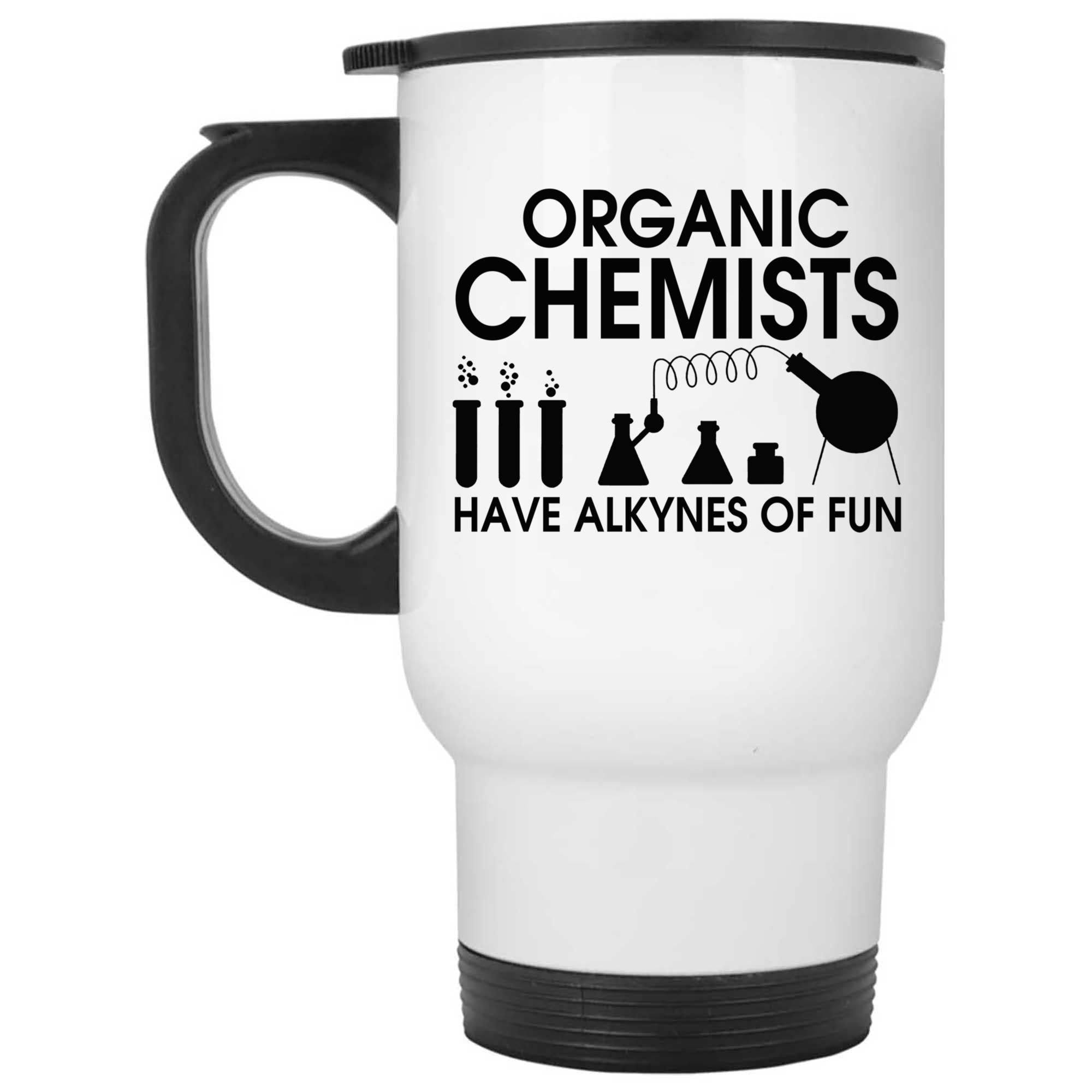 Skitongifts Coffee Mug Funny Ceramic Novelty Organic Chemists Have Alkynes Of Fun ZyTZEUI