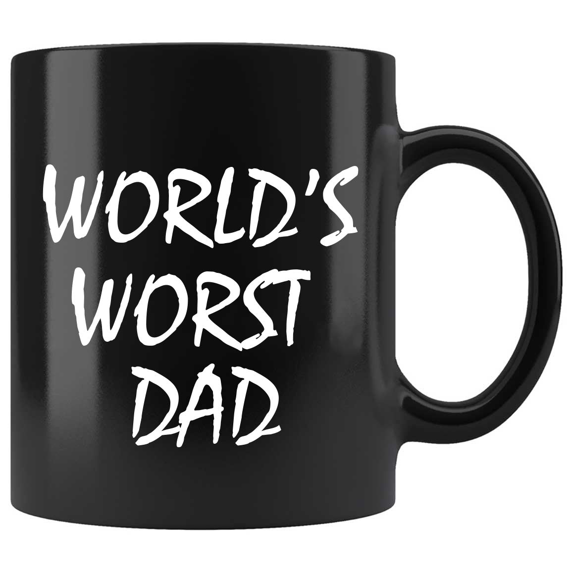 Skitongifts Funny Ceramic Coffee Mug For Birthday, Mother's Day, Father's Day, Christmas PN161221_Worlds Worst Dad