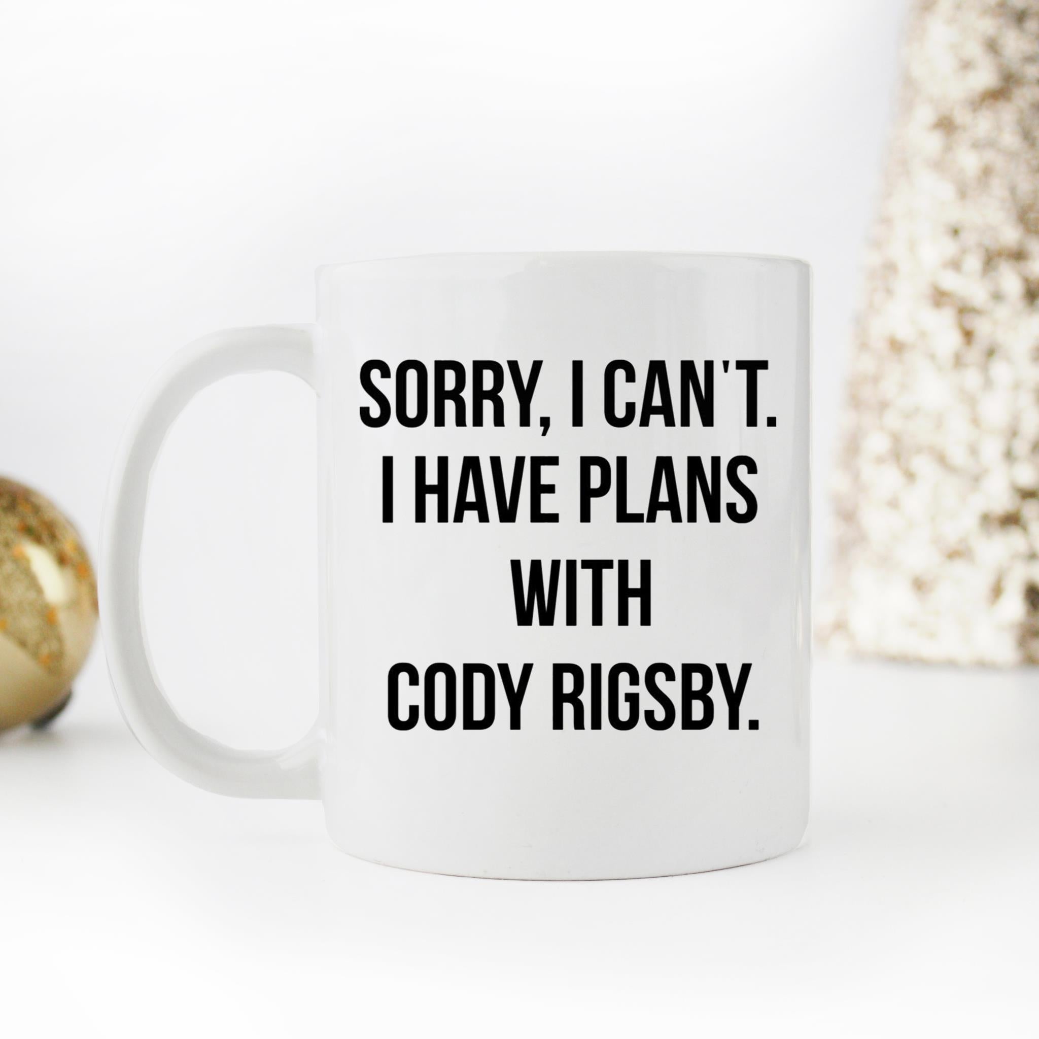 Skitongifts Funny Ceramic Novelty Coffee Mug Swag Quote Cody Rigsby Sorry Not Sorry Mug Sorry I Can't For Father's Day B8owkcy