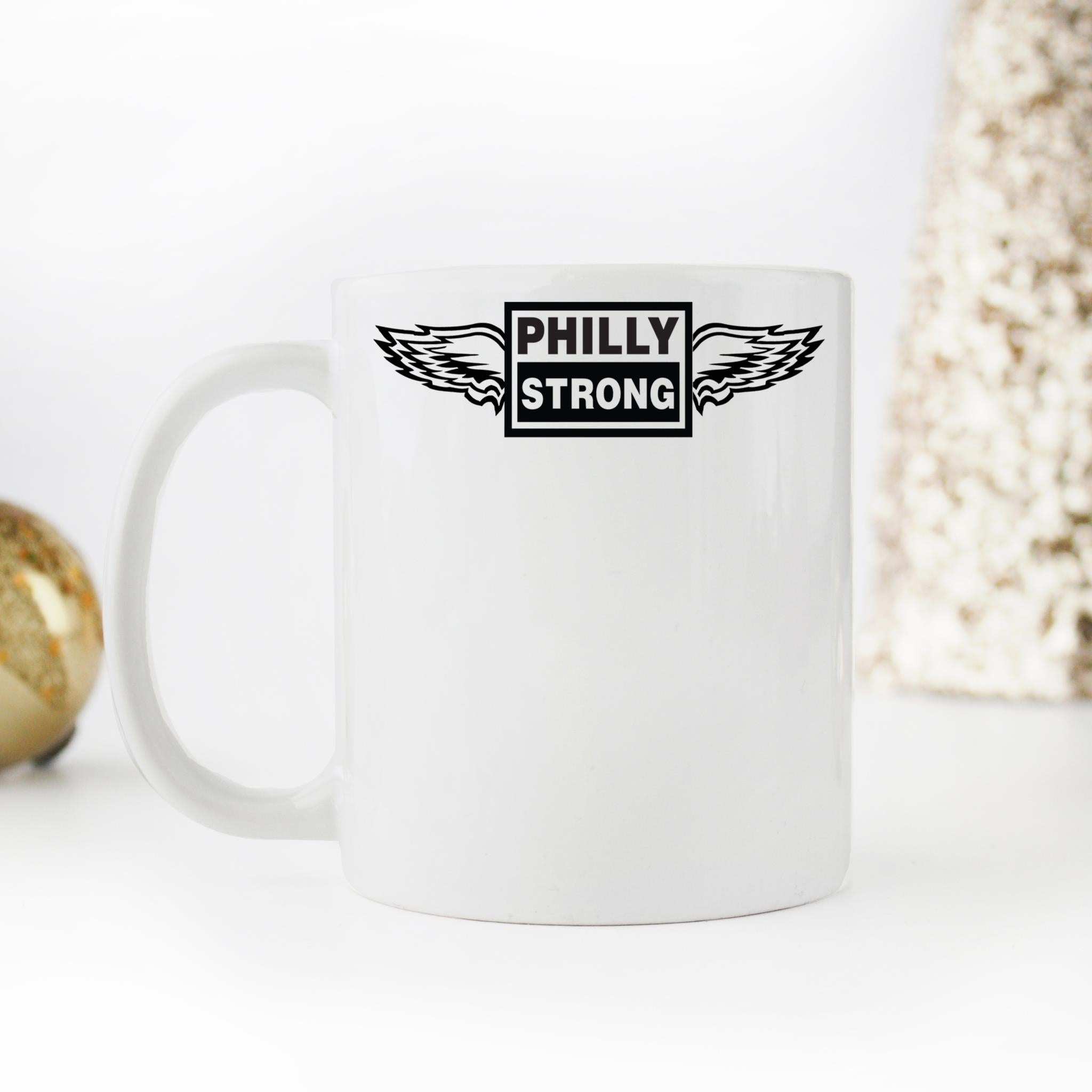 Skitongifts Funny Ceramic Novelty Coffee Mug Philly Strong 5ctDcEg