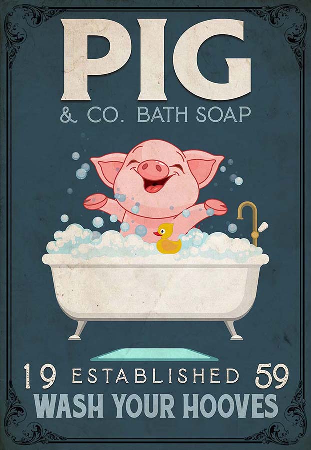 Pig and Bath Soap Company Wash Your Hooves-MH2109