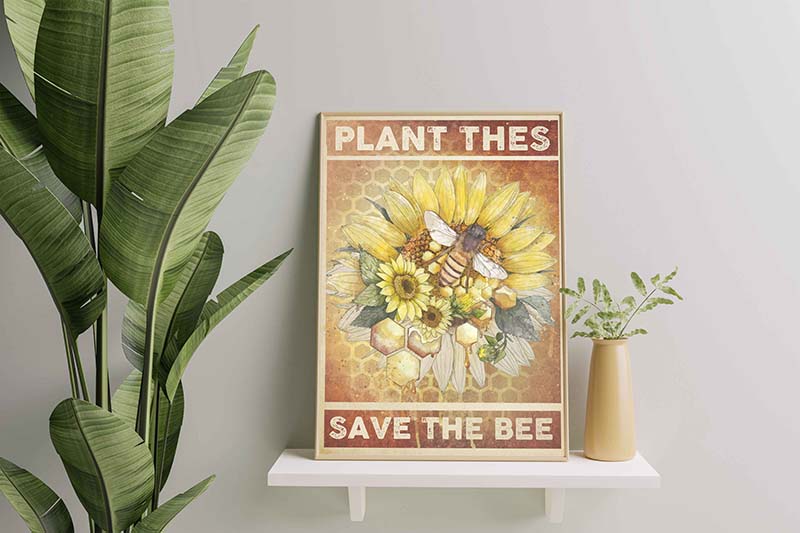 Plant These Save The Bee Sunflower TT1609