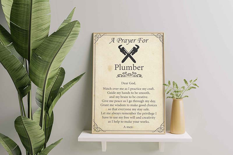 Plumber Prayer to God-TT0612