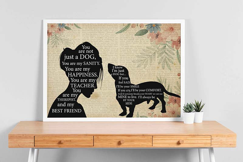 Pomeranian Girl Therapist Best Friend You are Not Just A Basset Hound Dog-TT1202