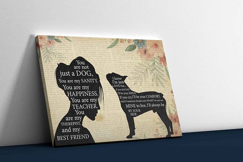 Pomeranian Girl Therapist Best Friend You are Not Just A Boston Terrier Dog-TT1202