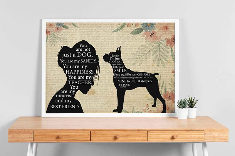 Pomeranian Girl Therapist Best Friend You are Not Just A Boxer Dog-TT1202