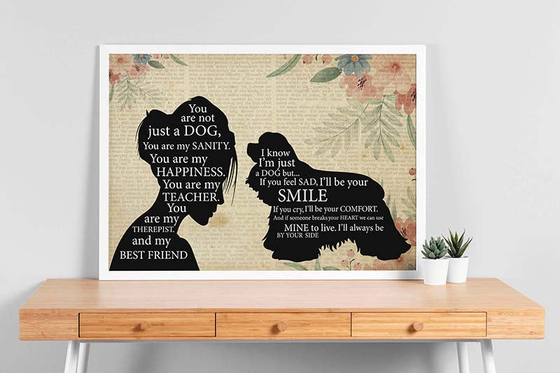 Pomeranian Girl Therapist Best Friend You are Not Just A Cocker Spaniel Dog-TT1202
