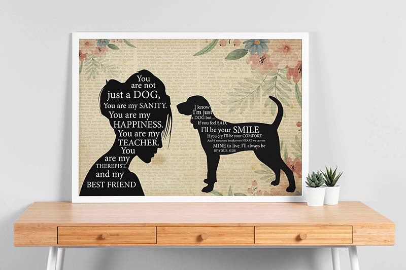 Pomeranian Girl Therapist Best Friend You are Not Just A Coonhound Dog-TT1202