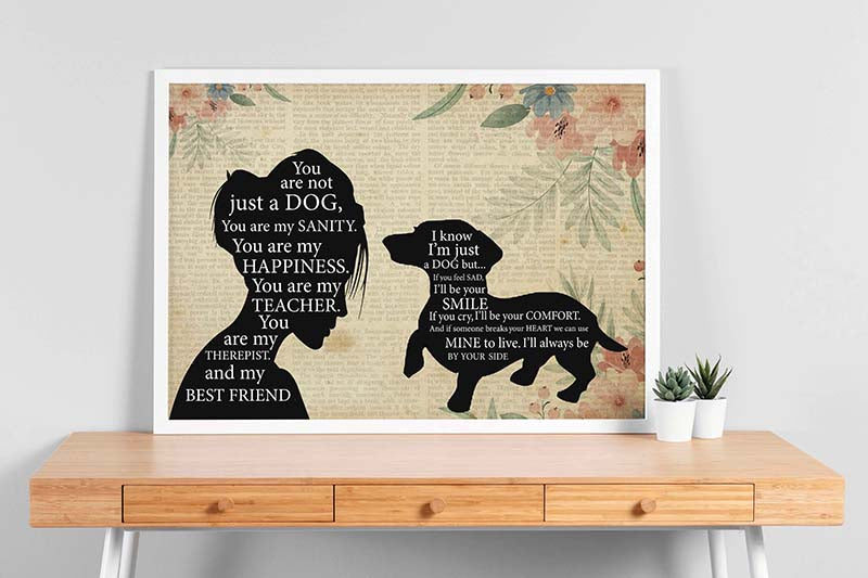 Pomeranian Girl Therapist Best Friend You are Not Just A Dachshund Dog-TT1202