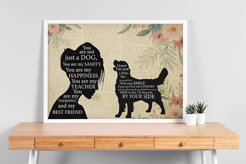 Pomeranian Girl Therapist Best Friend You are Not Just A Golden Retriever Dog-TT1202