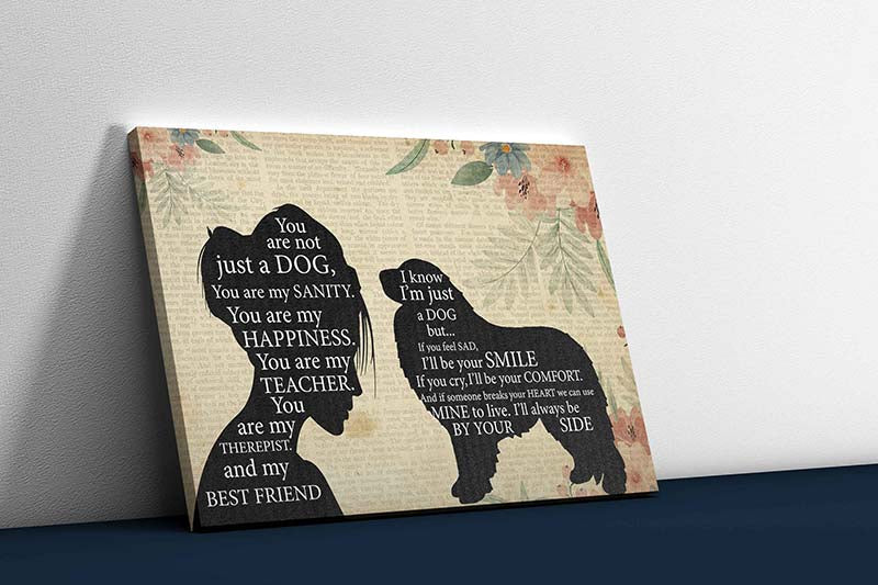 Skitongifts Wall Decoration, Home Decor, Decoration Room Pomeranian Girl Therapist Best Friend You are Not Just A Great Pyrenees Dog-TT1202