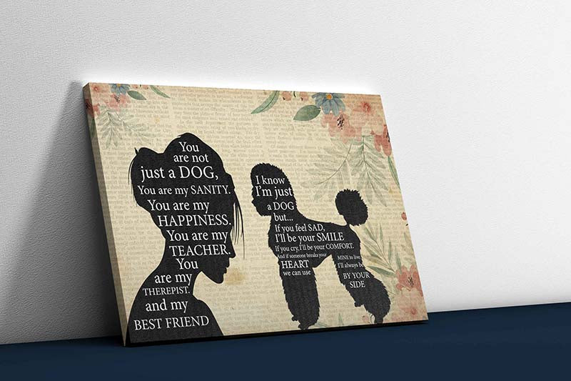 Skitongifts Wall Decoration, Home Decor, Decoration Room Pomeranian Girl Therapist Best Friend You are Not Just A Maltipoo Dog-TT1202