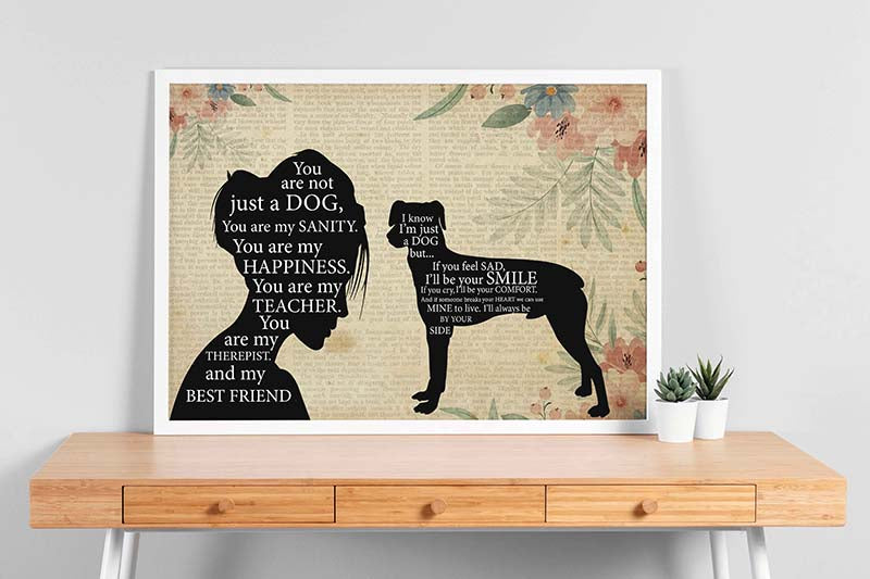 Pomeranian Girl Therapist Best Friend You are Not Just A Pinscher Dog-TT1202