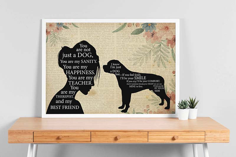 Pomeranian Girl Therapist Best Friend You are Not Just A Rottweiler Dog-TT1202