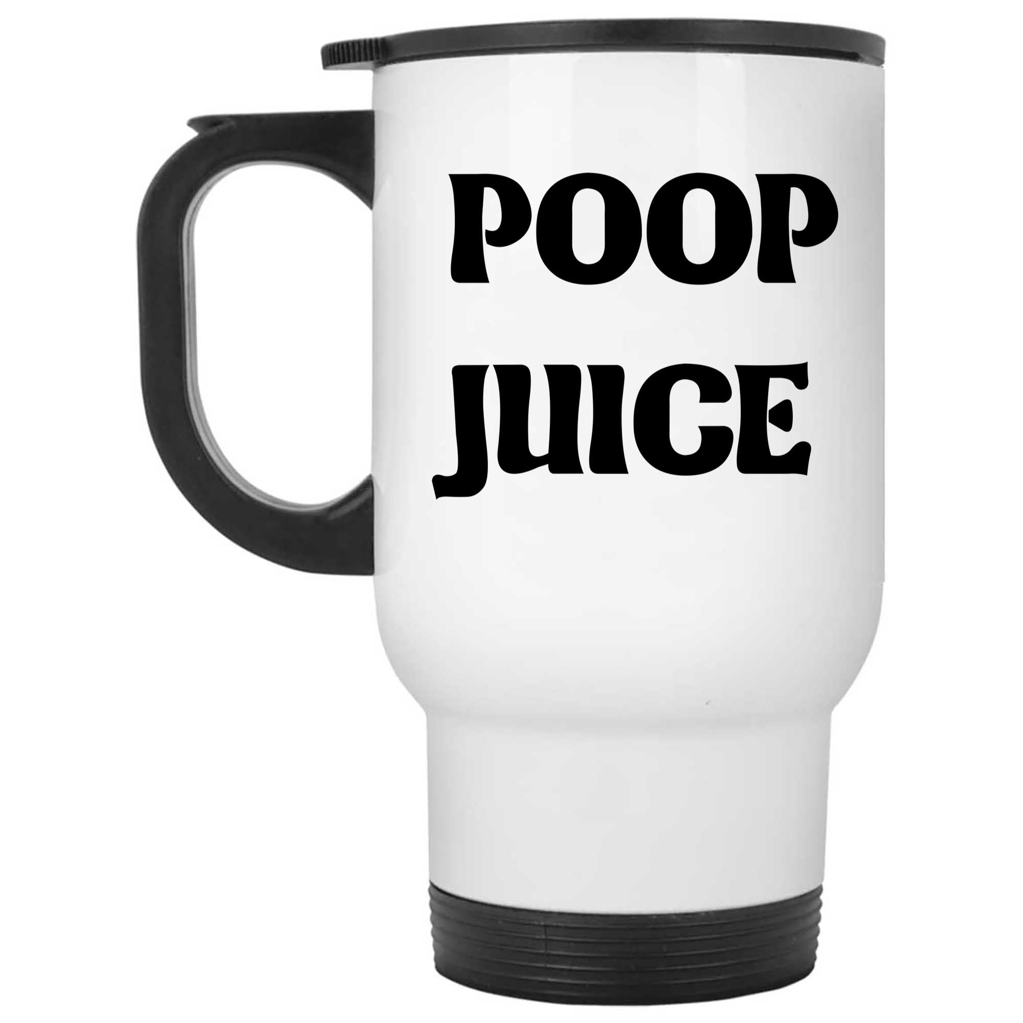 Skitongifts Funny Ceramic Novelty Coffee Mug Poop Juice  Funny Poop 9MMAb66