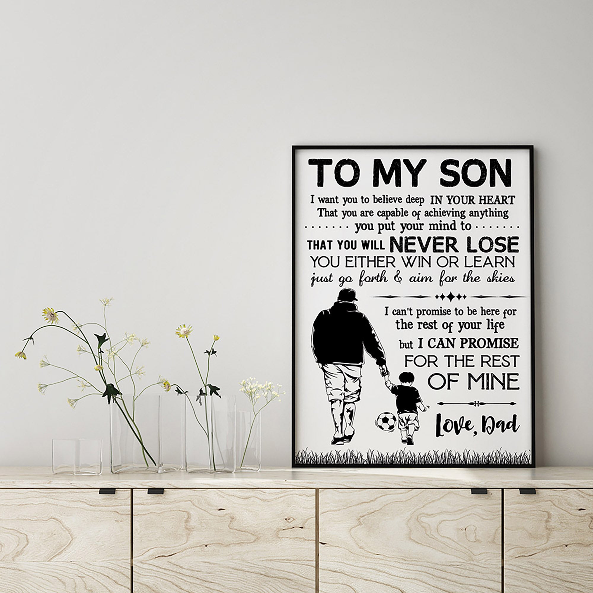Baseball To My Son Never Lose