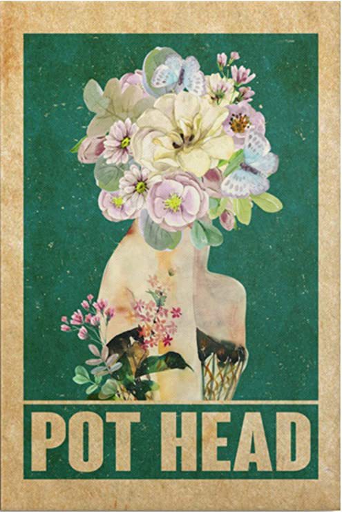 Pot Head Garden Pot Head Gallery Portrait Poster