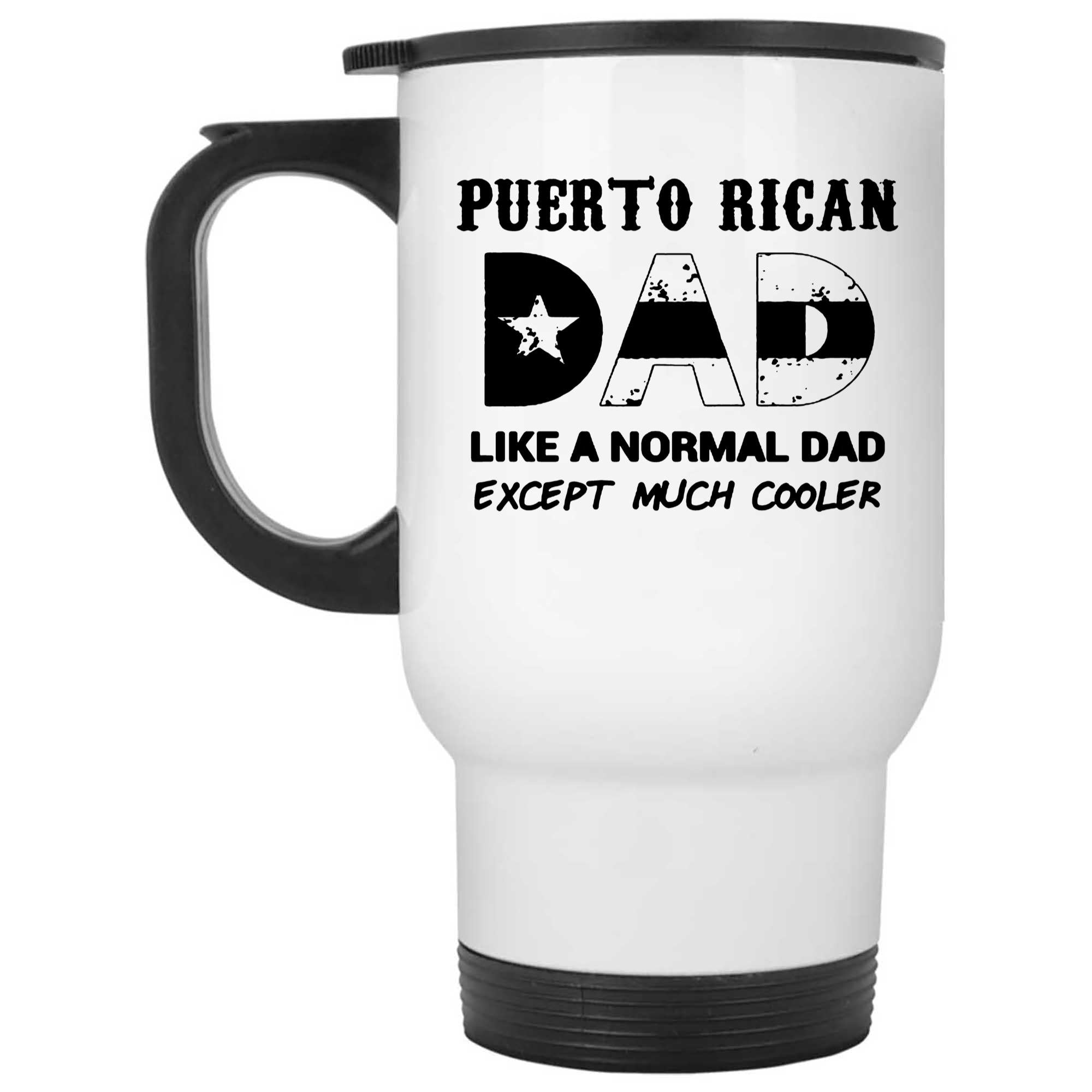 Skitongifts Funny Ceramic Novelty Coffee Mug Puerto Rican Dad OXRYvhB
