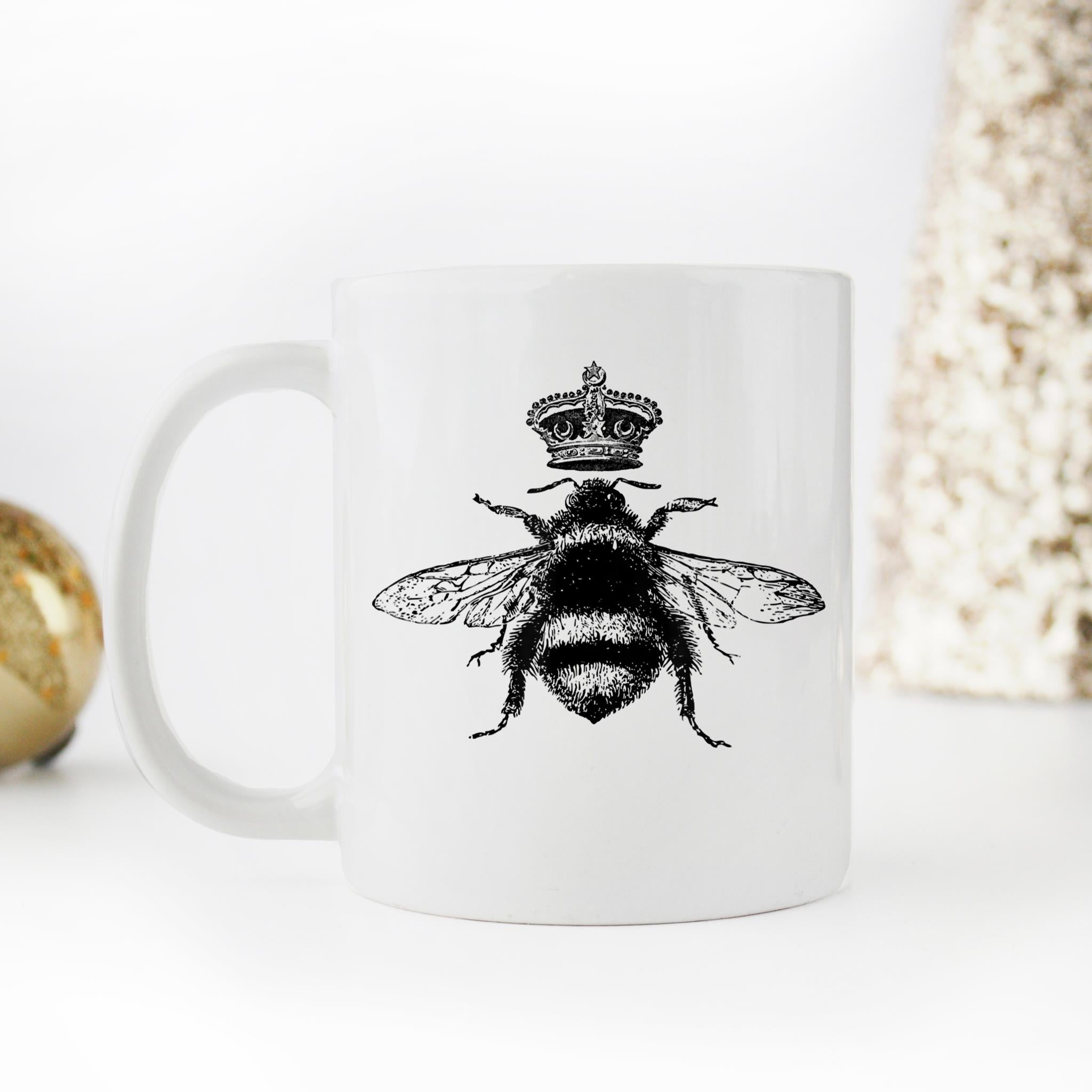 Skitongifts Funny Ceramic Novelty Coffee Mug Queen Bee g2AKw2B