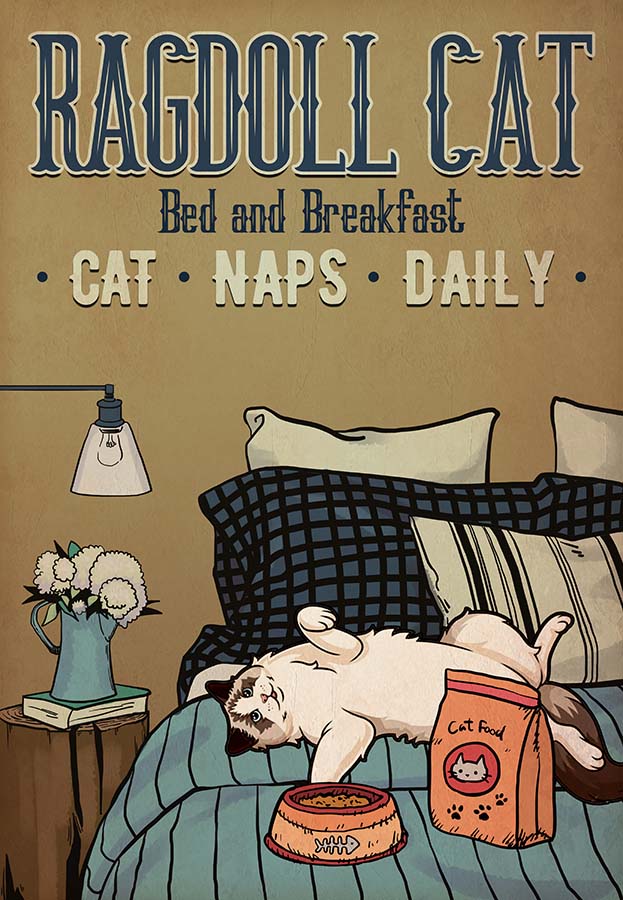 Ragdoll Cat Bed And Breakfast-MH1909