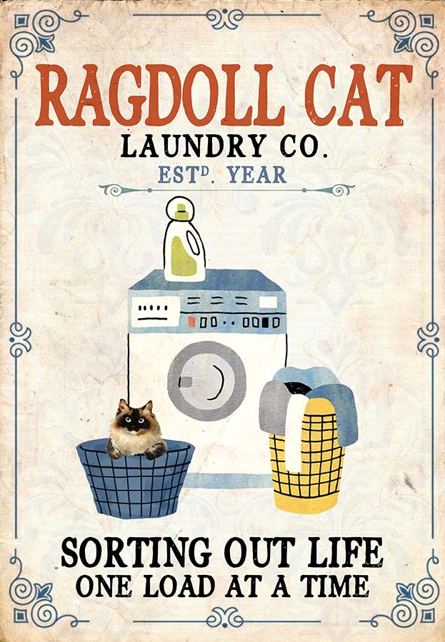 Ragdoll Cat Laundry Company-MH1909