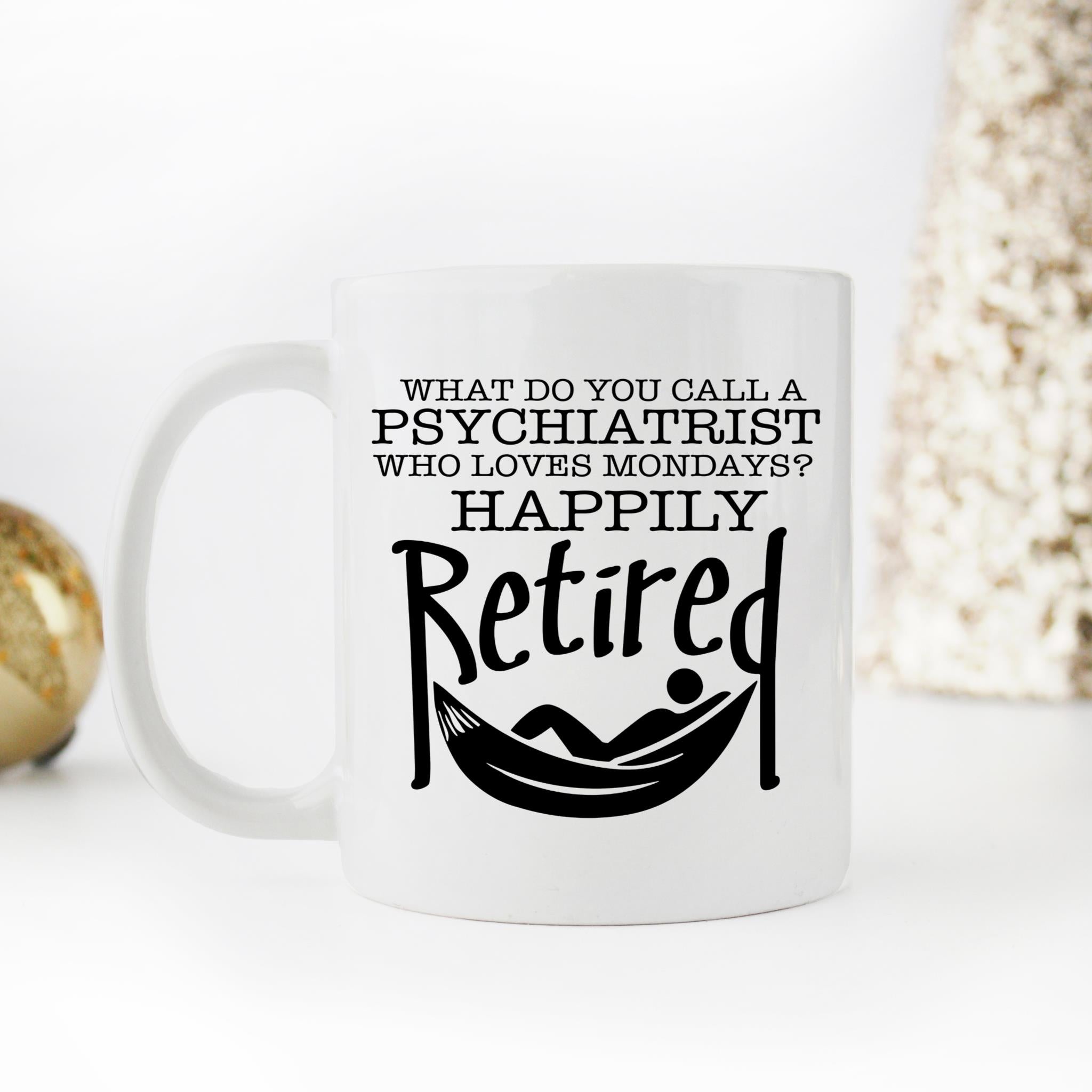 Skitongifts Coffee Mug Funny Ceramic Novelty Retirement For Psychiatrist Psychiatry aNdQ7p5