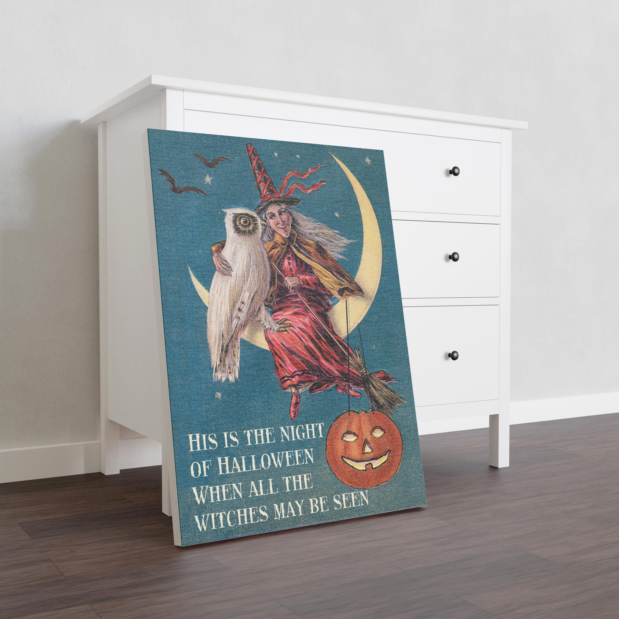 Retro Biological Life Halloween Witch Vintage Holiday-TT0308
