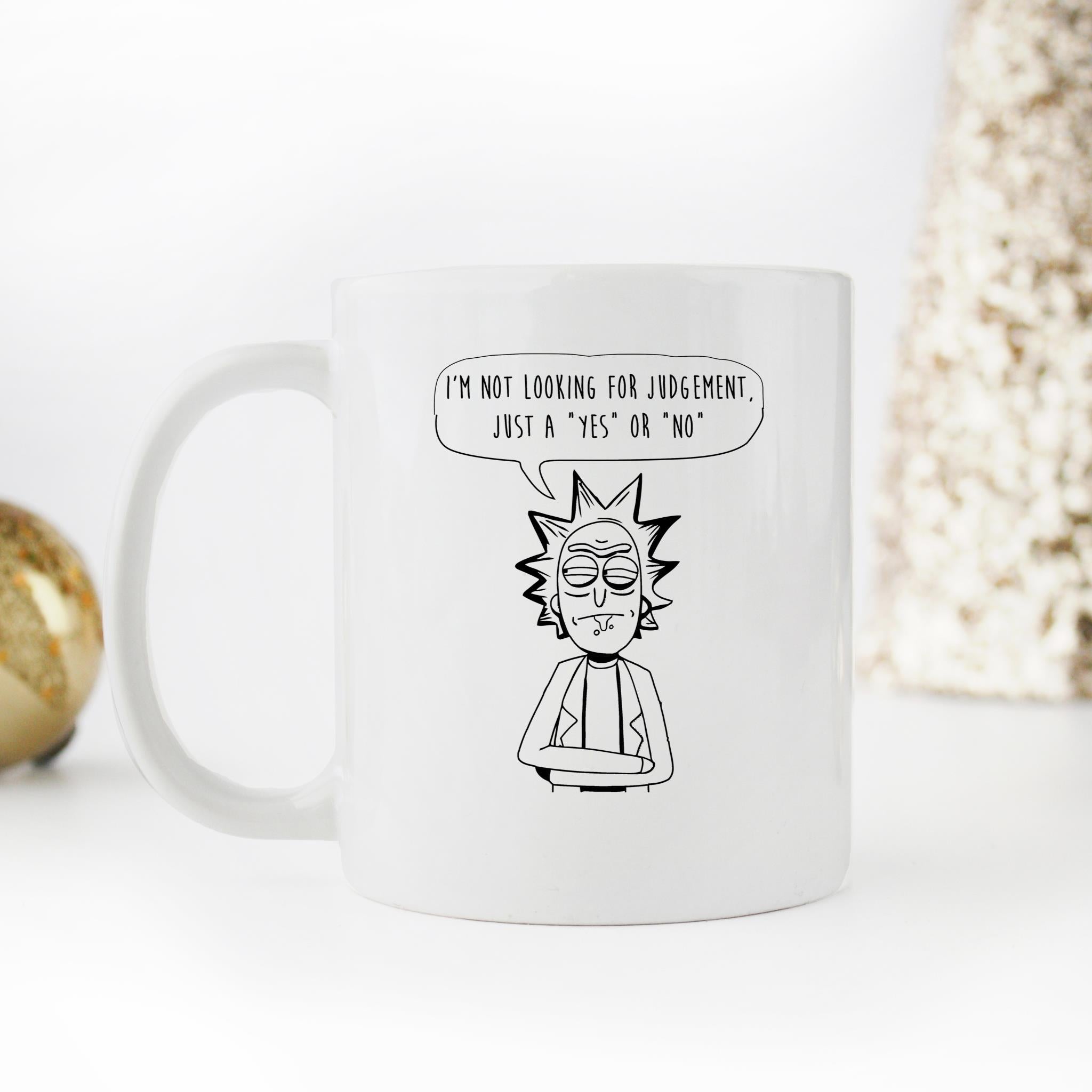 Skitongifts Funny Ceramic Novelty Coffee Mug Rick And Morty 3gfPjEI
